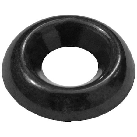 Auveco #8 COUNTERSUNK BRASS FINISH WASHER BLK ZINC, 100PK 16012